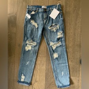 NWT One Teaspoon Cobain Awesome Baggie Jeans